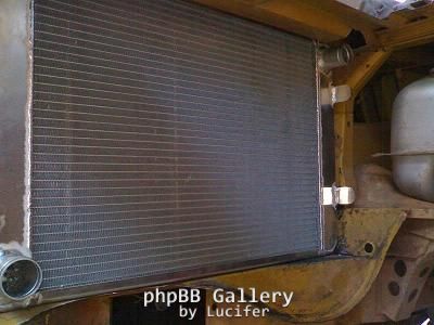 radiator set-up