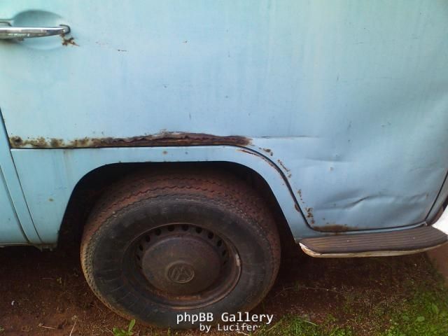 69 Driver Door Rust