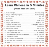 Learn Chinese in 5 Minutes!
