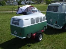 VW bus & trailer