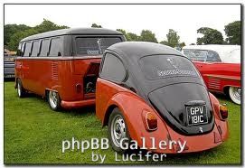 VW bus & trailer 4