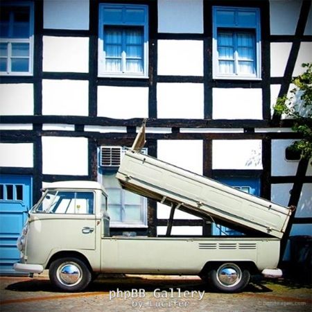VW tip truck