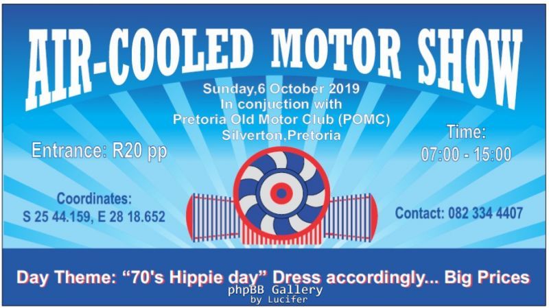 Aircooled motor show 2019